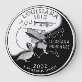 Grande Relógio Quarter do Estado de Faux Louisiana