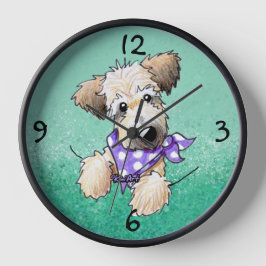 Grande Relógio Redondo Com Pocket