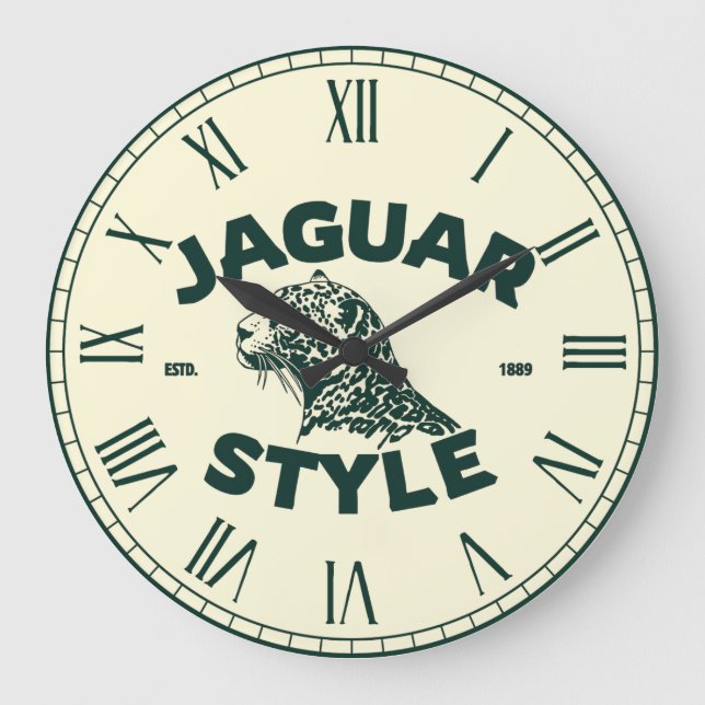 Grande Relógio Redondo Jaguar (Frente)