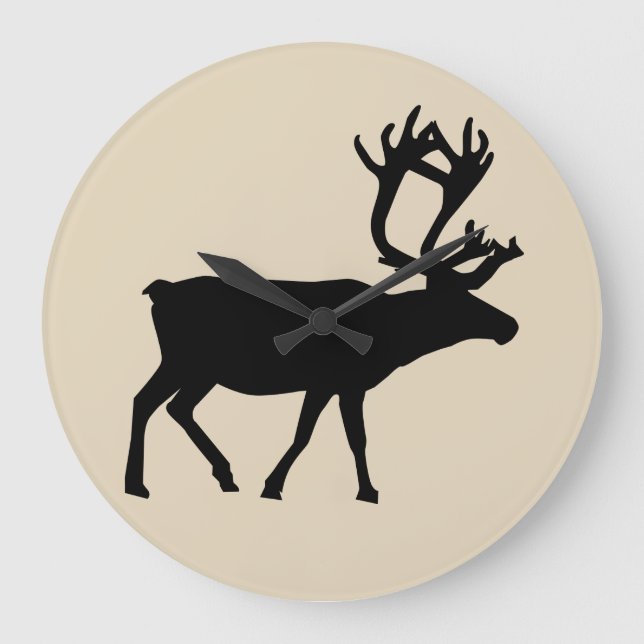GRANDE RELÓGIO REINDEER DO DECOR DA CABINA (Frente)