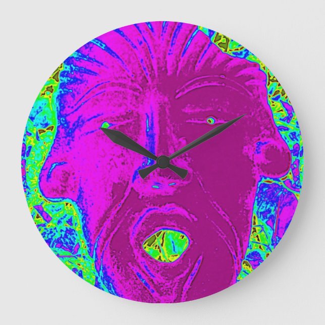 Grande relógio roxo (Frente)