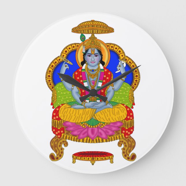 Grande Relógio Senhor Badrinath (Frente)