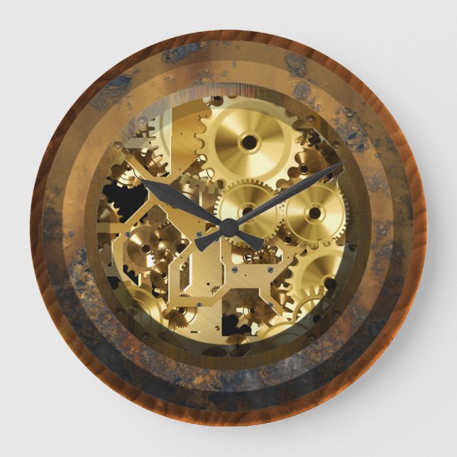Grande Relógio Steampunk 1B2 (Frente)
