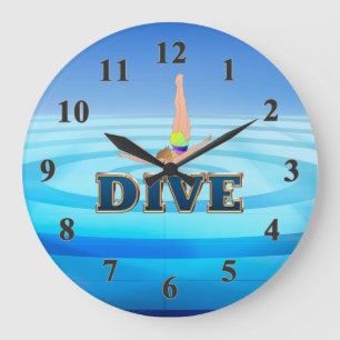 Grande Relógio TOP Dive