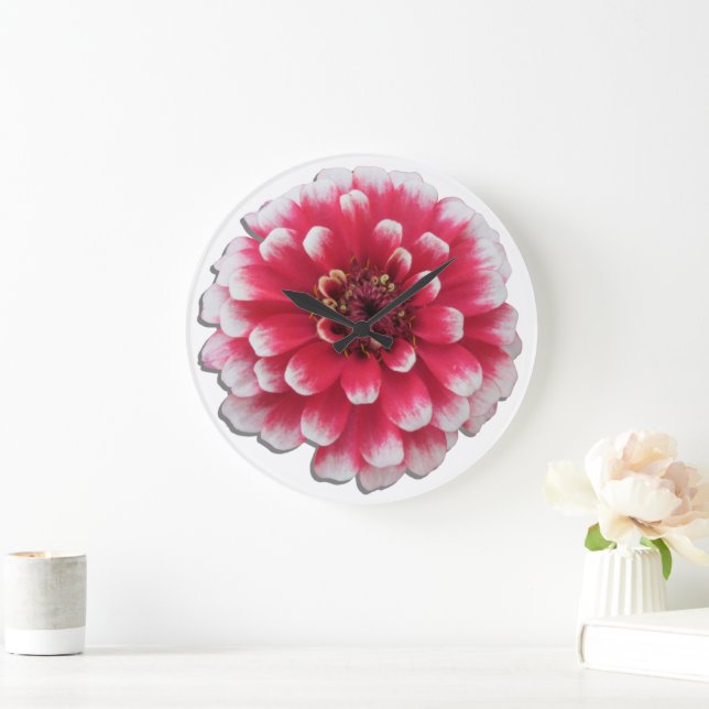 Grande Relógio - Zinnia Bi-Color (Lar)