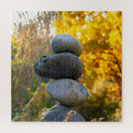 Grande Rock Cairn Zen Jigsera Quebra-cabeça