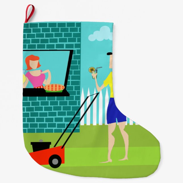 Grande Sábado de manhã meia retro do Natal (Frente)