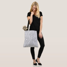 Grande saco de tote de ombro com padrão de Mandala