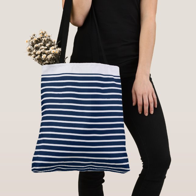 Grande Saco de Tote Stripe (Close Up)