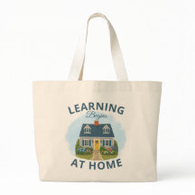 Saco Tote O Aprendizado Começa em Casa | Bolsa de 