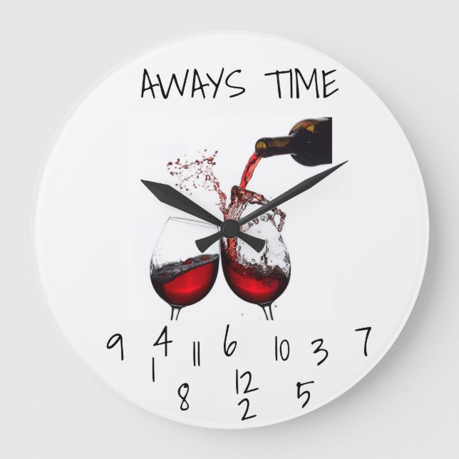 GRANDE **SEMPRE TEMPO PARA O RELÓGIO VINHO** (Frente)