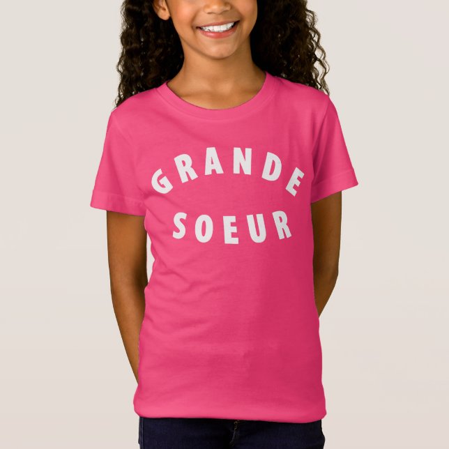 Grande Soeur / Irmã Grande - Camiseta Clássica (Frente)