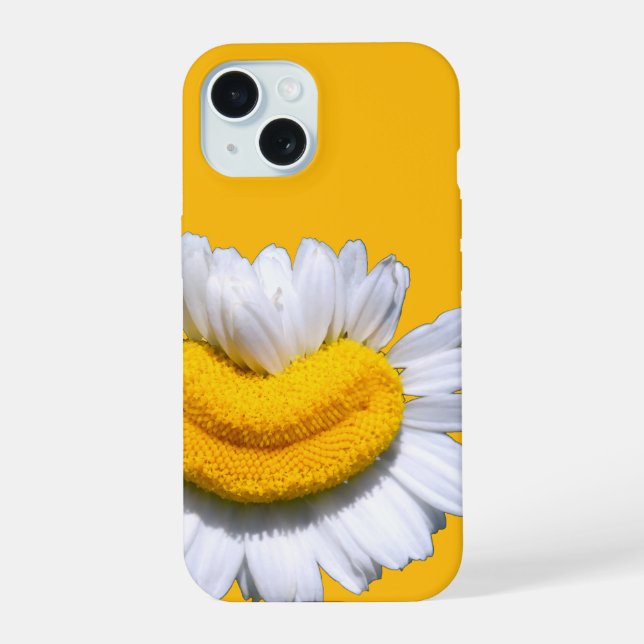 Grande Sorriso de uma Capa de Telefone de Camomila (Verso)