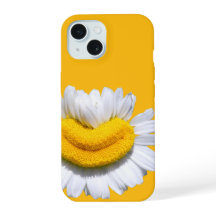 Grande Sorriso de uma Capa de Telefone de Camomila