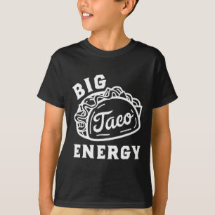 Grande Taco Energy Taco Camisas Para Homens Engraç