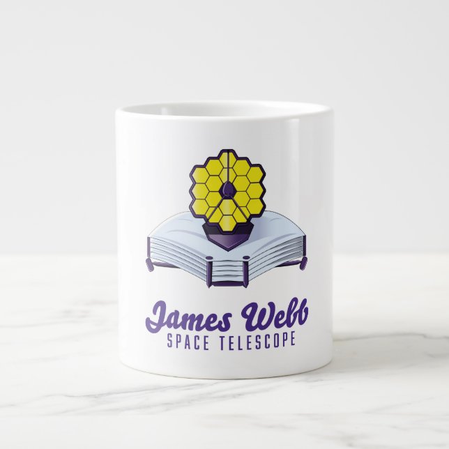 Grande Telescópio Espacial James Webb. Caneca de Café Gig (Frente)