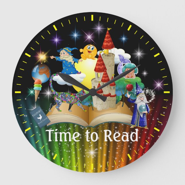 Grande Tempo de Leitura do Relógio Versão 2 (Frente)