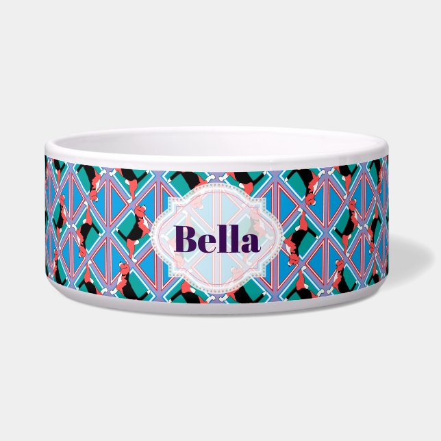 Grande Tigela de Pet Personalizada – Edição Beagle (Frente)