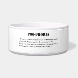 Grande Tigela de Poo-Foria para Gatos 