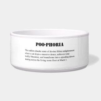 Grande Tigela de Poo-Foria para Gatos