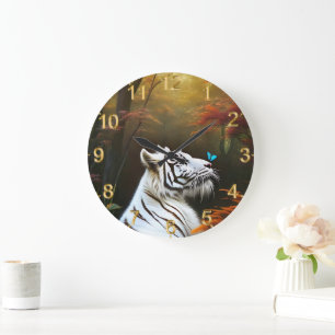 Grande Tigre Branco Aqueles Momentos Adoráveis, Relógio D