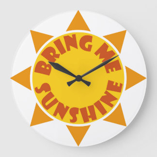 Grande Traga-me o relógio Sunshine