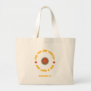 Grande Você é Digno — Ap 4:11 Bolsa Jumbo Tote