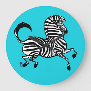 Grande Zebra 1 Relógio