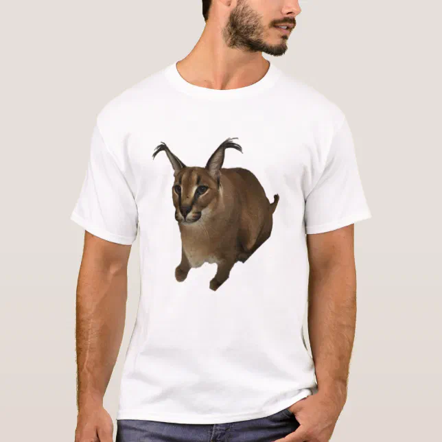 Grande floppa camiseta meu amado gato caracal engraçado meme