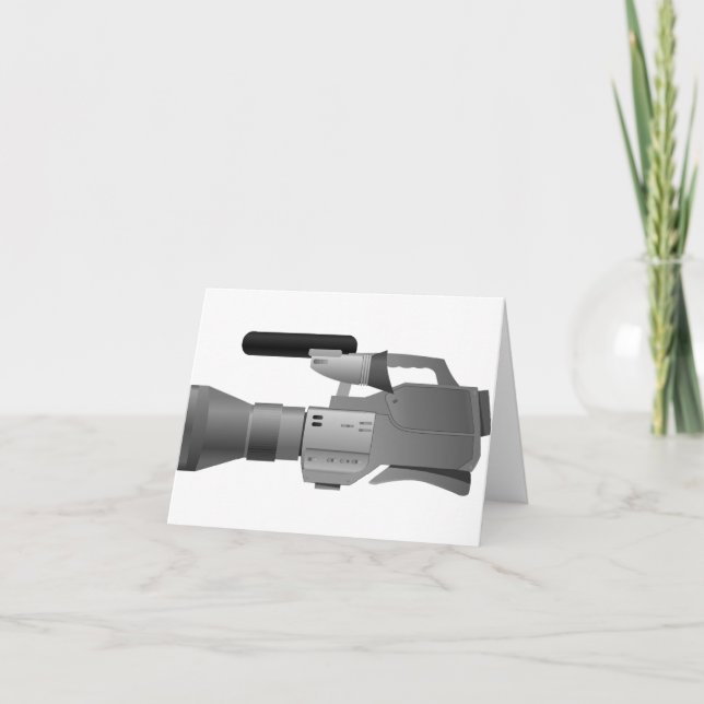 Grandes cartões de nota da câmara de vídeo (Frente)