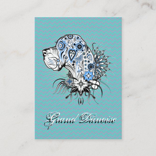 Grandes Cartões de visitas Dane (Frente)