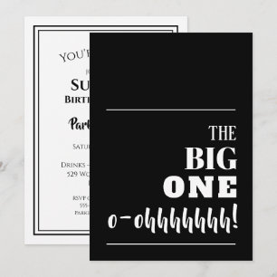 GRANDES Convites de Aniversário - QUALQUER COR - 