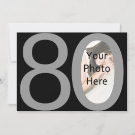 Grandes Convites de festas de aniversários fotográ