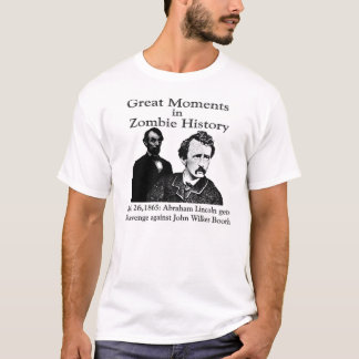 Grandes momentos no t-shirt da história do zombi