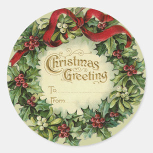 Grandes nomes de etiqueta do Natal do Victorian