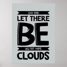 Grandes Nuvens Gordas Poster Premium