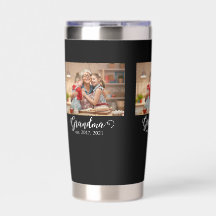 Grandma Est White Script Modern Photo