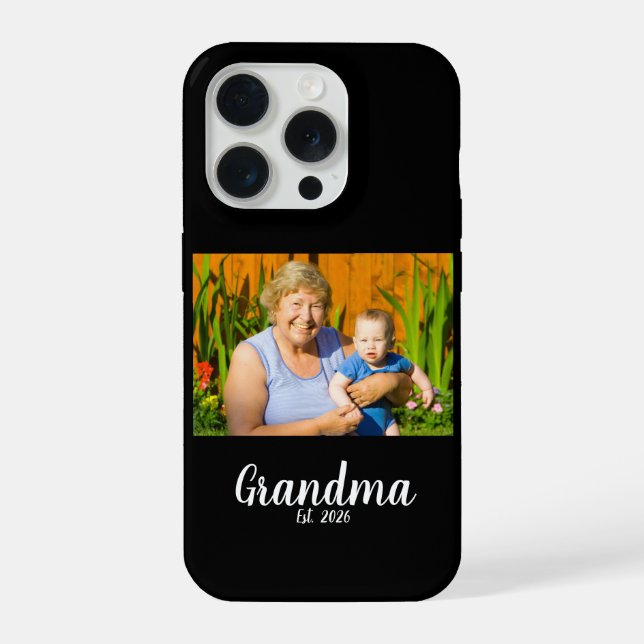 Grandma Established Photo Gift (Verso)