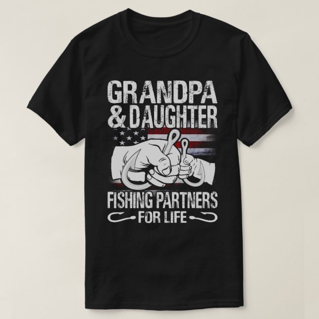 GRANDPA e FILHA Camisas de Combinação (Frente do Design)