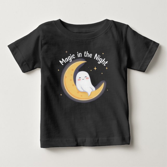 Grandpa in the Moon – Cute Dreamy Kids T-Shirt Gif (Frente)