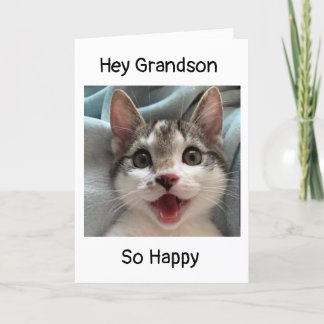 **GRANDSON** NO SEU ANIVERSÁRIO! CARTÃO