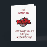 **GRANDSON** VOCÊ ROCA NO CARTÃO DE ANIVERSÁRIO<br><div class="desc">FAZER-O PARA ALGUNS MEMBROS DA FAMÍLIA E TAMBÉM PARA AMIGOS E TAIS... LEMBRE-SE QUE PODE MUDAR O VERSO NA FRENTE E DENTRO DAS MINHAS CARTAS!! OBRIGADOS PARA PARAR POR UMA DAS MINHAS OITO LOJAS HOJE E VOLTAR A VISITAR~</div>