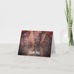 Granite Rock Reflete 3 Cartões de agradecimentos n