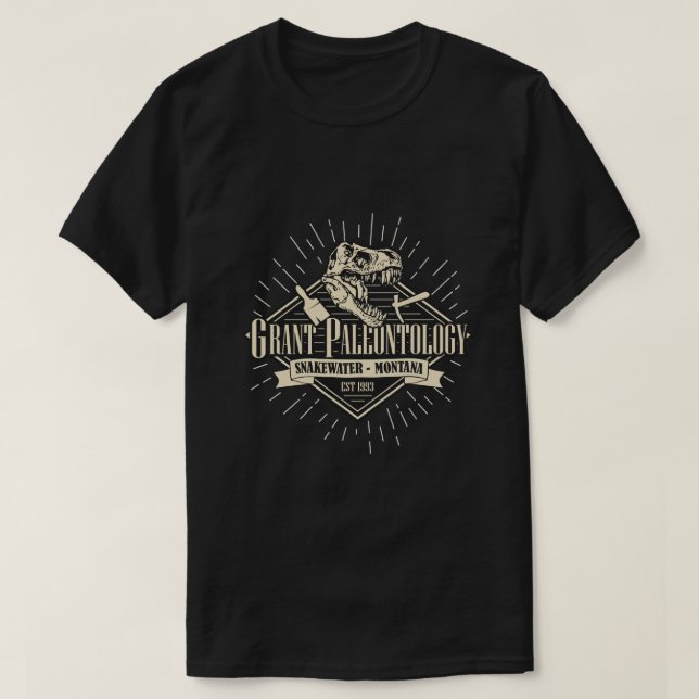 Grant paleontology T-Shirt (Frente do Design)