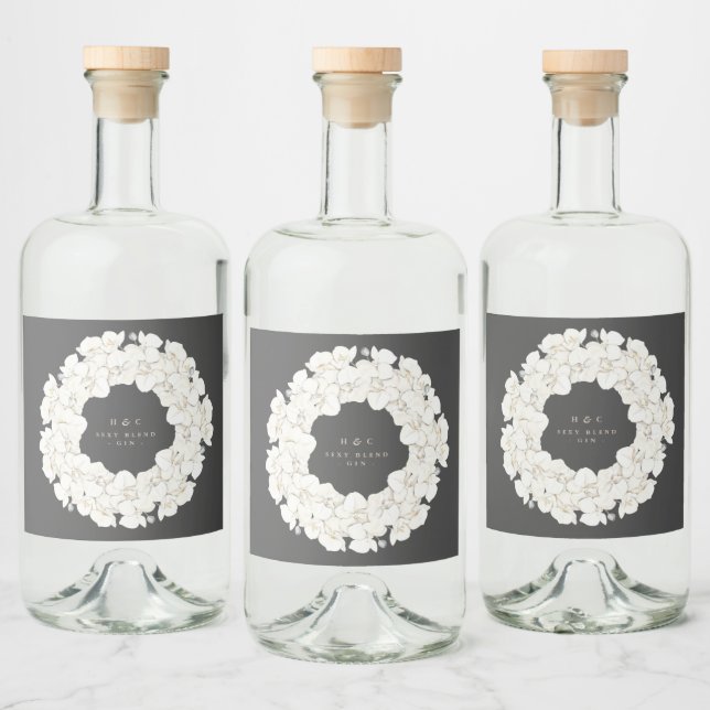 Grass Tropical Floral Casamento Tropical Gin. (Garrafas)