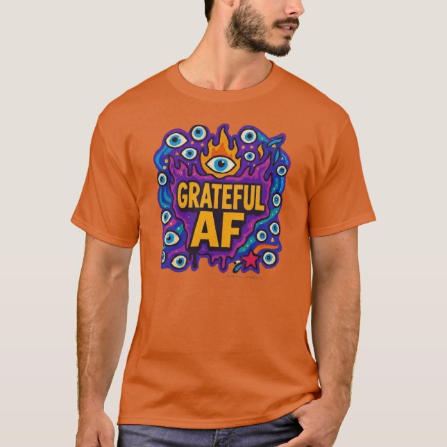 Grateful AF - T-Shirt (Frente)