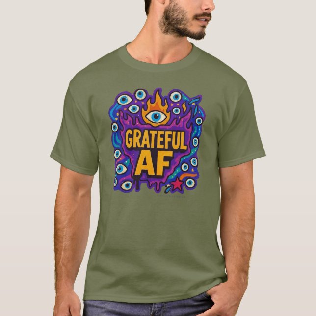 Grateful AF - T-Shirt (Frente)