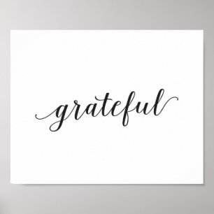 Grateful - Art Impressão - Decor