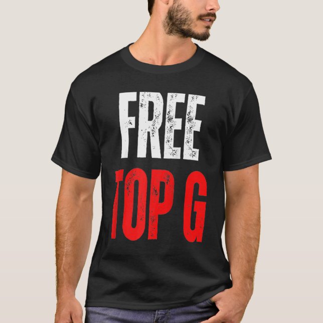 Gratuita Merch G para Ventiladores de Top G Raglan (Frente)