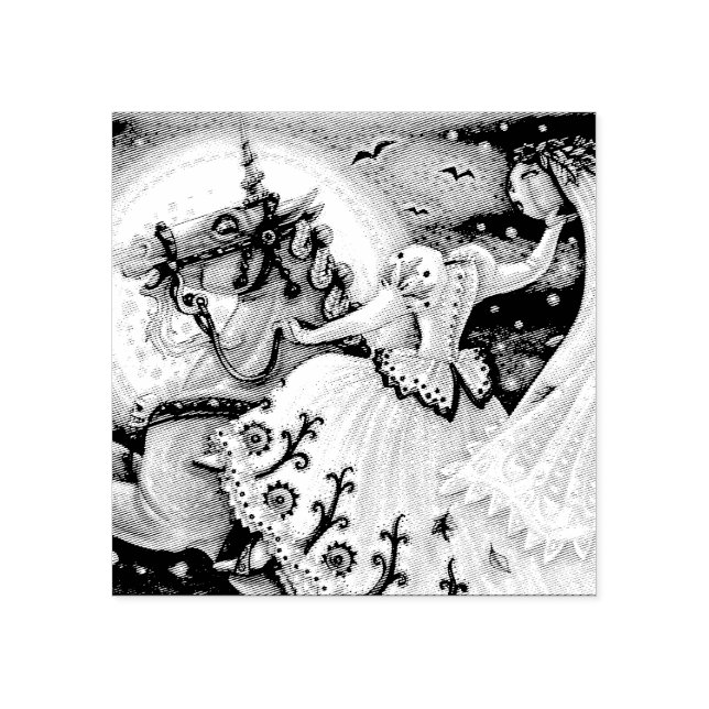 GRAU DE CARIMBO DE BORRACHA DE BORRACHA DE ESPERA (Impressão)